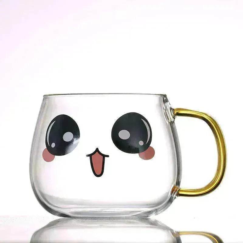 Cute Glass Expression Coffee Cup Mug - EX-STOCK Canada