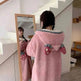 Cute padded flannel hooded pajamas - EX-STOCK Canada