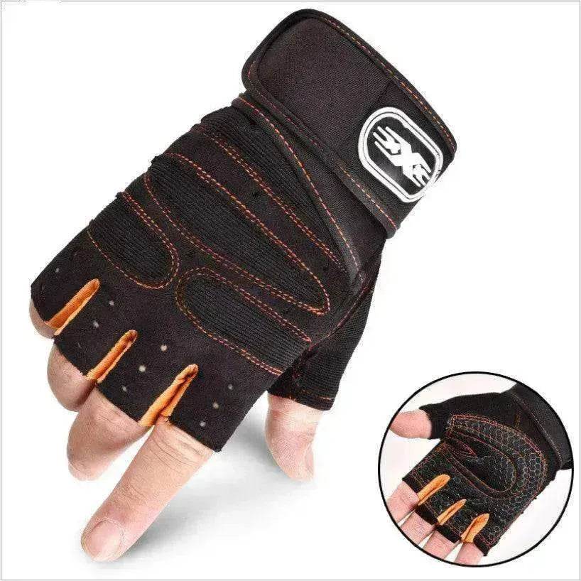 Cycling Gloves Half Finger Breathable Elastic for gym - EX-STOCK Canada