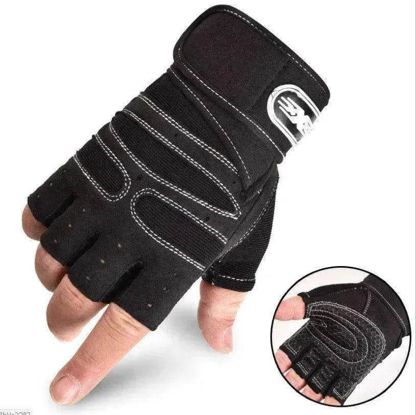 Cycling Gloves Half Finger Breathable Elastic for gym - EX-STOCK Canada