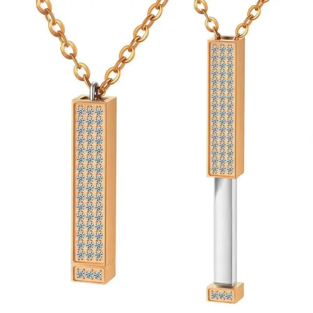 Collana con Bambola a Diamante Incisa Fai-da-te - EX-STOCK Canada