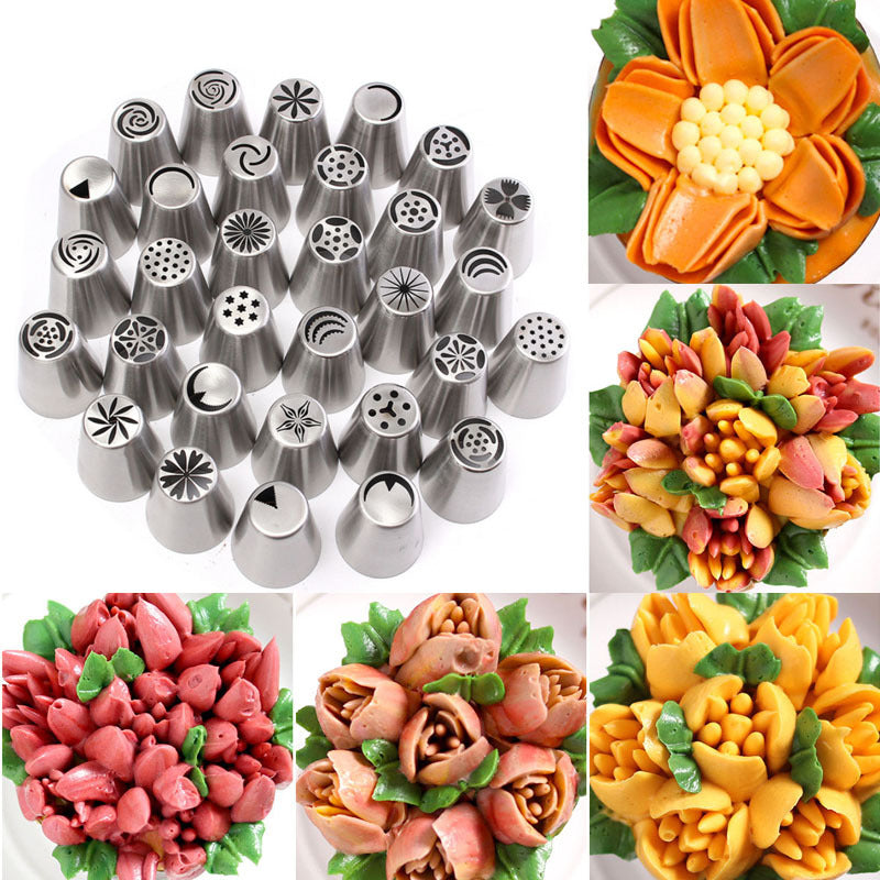 DIY Series Stainless Steel Christmas Decorating Mouth 30 Variety of Cakes Decoration Tools EX-STOCK Canada