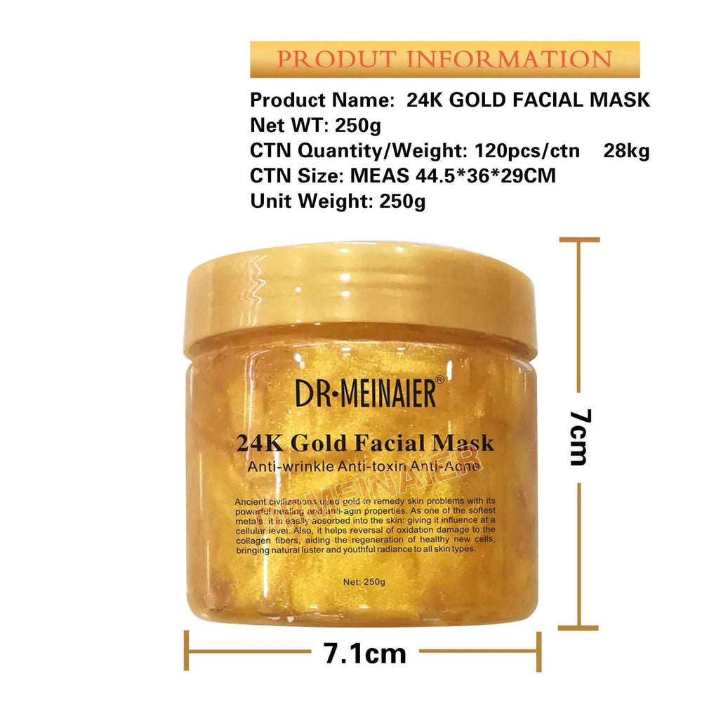 Masque de nuit réparateur au collagène Daub de type 24k orEX-STOCK Canada