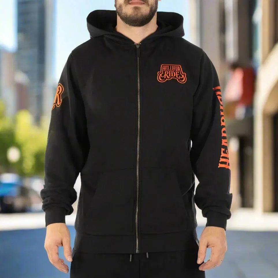 Sudadera con cremallera Death RideEX-STOCK Canada