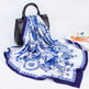 Digital Printed Square Silk Scarf EX-STOCK Canada