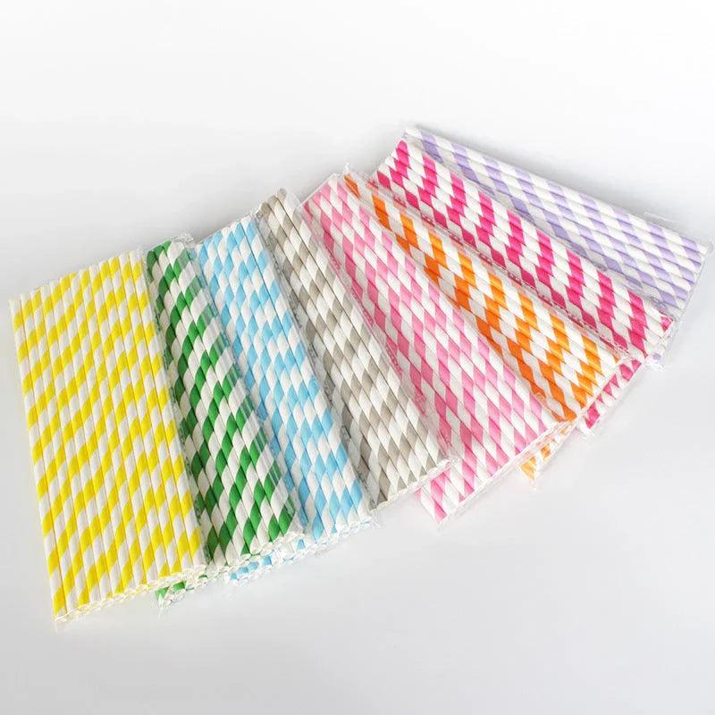 Pailles en papier jetablesEX-STOCK Canada
