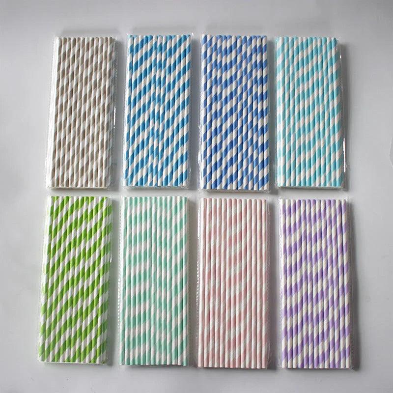 Pailles en papier jetablesEX-STOCK Canada