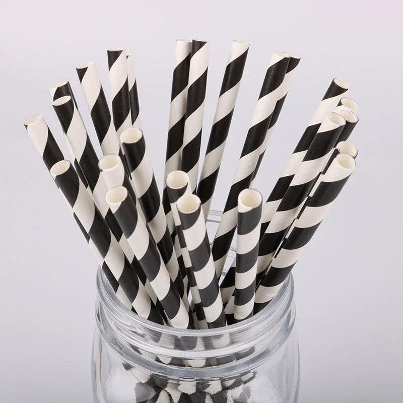 Pailles en papier jetablesEX-STOCK Canada