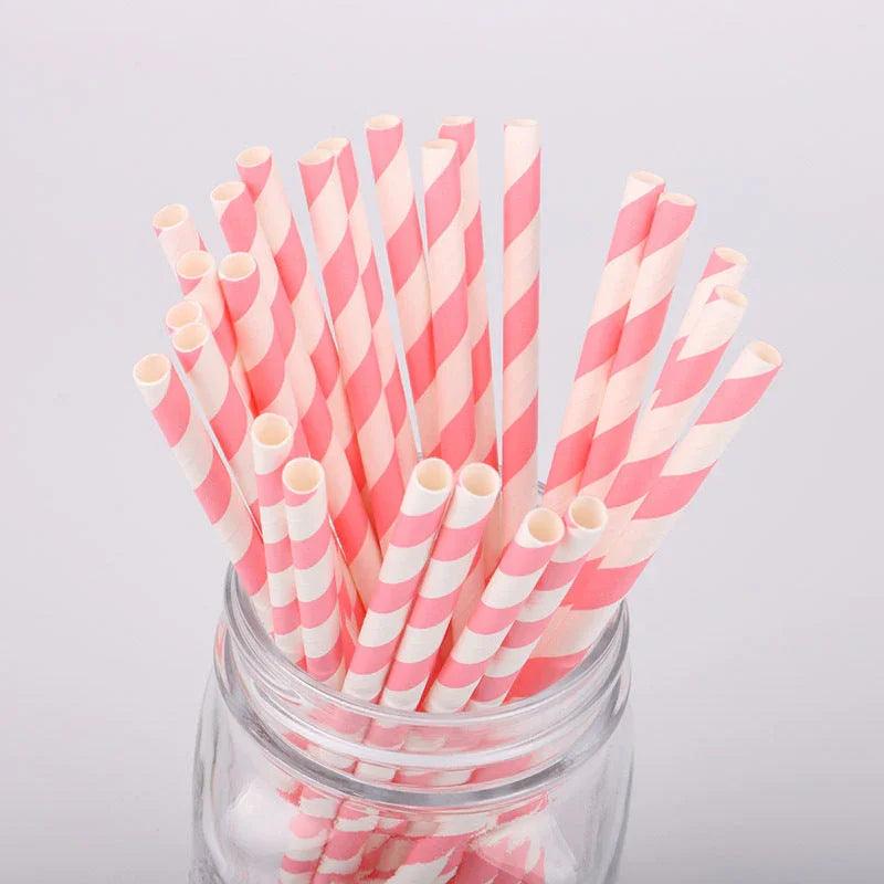 Pailles en papier jetablesEX-STOCK Canada