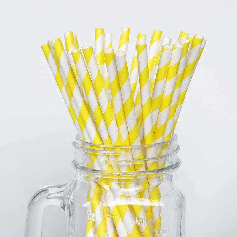 Pailles en papier jetablesEX-STOCK Canada