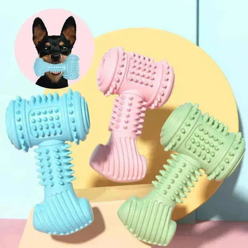 Dog Chew Toys: Teeth Cleaning, Indestructible TPR Bite Toys - EX-STOCK CANADA