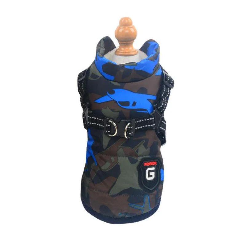 Dog Clothes Chest Back Integrated Cotton Vest Pet Cotton Clothes Winter Clothes EX-STOCK Canada