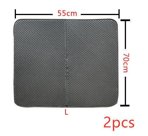 Double Layer Litter Cat Bed Pads Pet Cat Litter Mat Trapping Pets Litter Box Mat Pet Product Bed For Cats House Clean Mat EX-STOCK Canada