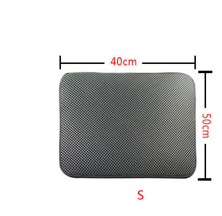 Double Layer Litter Cat Bed Pads Pet Cat Litter Mat Trapping Pets Litter Box Mat Pet Product Bed For Cats House Clean Mat EX-STOCK Canada
