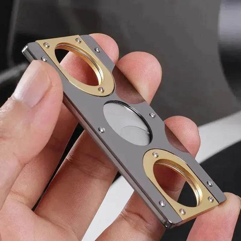 Taglierina per sigari in acciaio inossidabile a doppio bordo - EX-STOCK Canada
