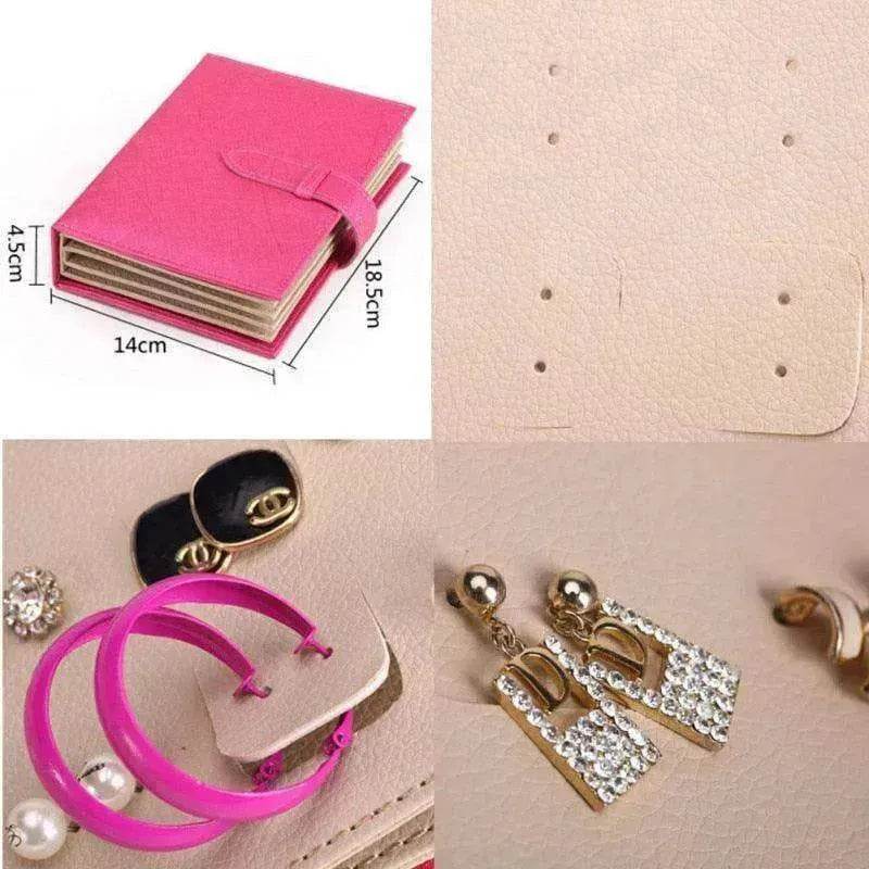 Earring Book Jewelry Box Necklace Organizer - EX-STOCK Canada