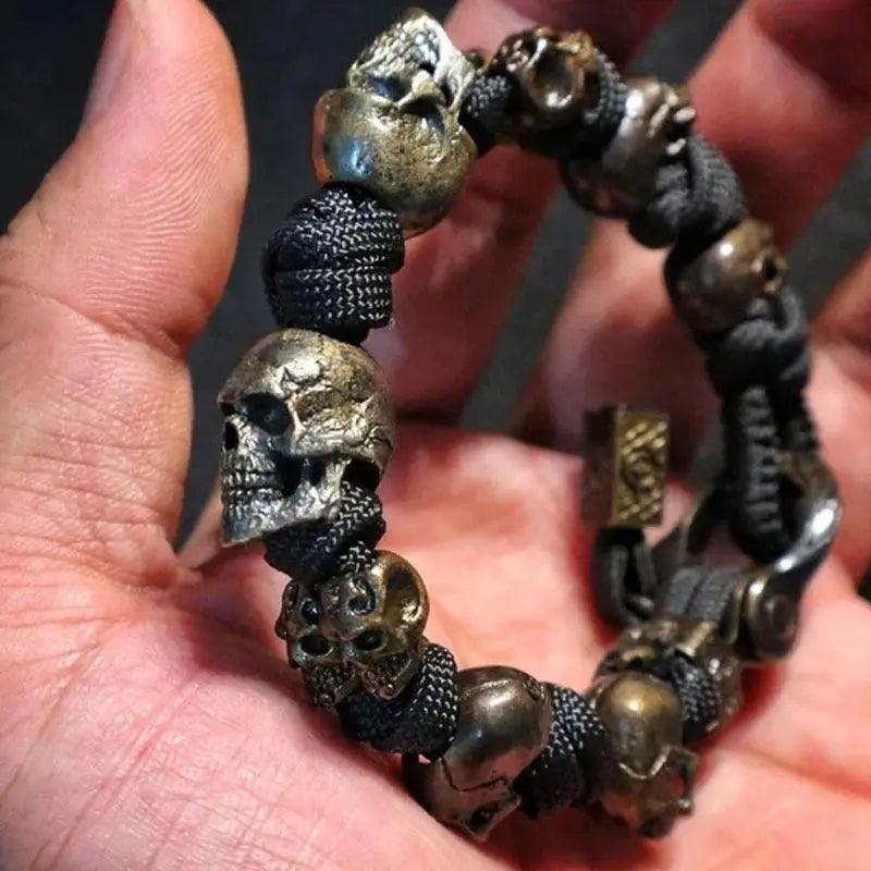 Bracciale in corda paracadute intrecciata a mano Easter Halloween Gotico Retrò - EX-STOCK Canada