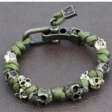 Bracciale in corda paracadute intrecciata a mano Easter Halloween Gotico Retrò - EX-STOCK Canada