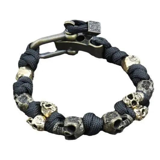 Bracciale in corda paracadute intrecciata a mano Easter Halloween Gotico Retrò - EX-STOCK Canada