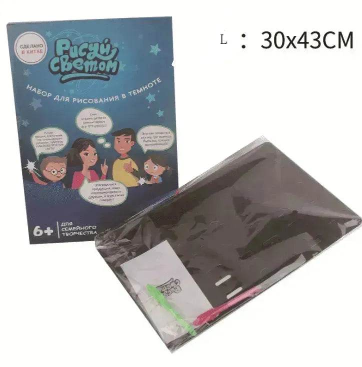 Educational Toy Drawing Pad 3D Magic 8 Light Effects Puzzle Board Sketchpad - EX-STOCK Canada