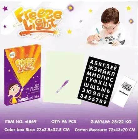 Educational Toy Drawing Pad 3D Magic 8 Light Effects Puzzle Board Sketchpad - EX-STOCK Canada