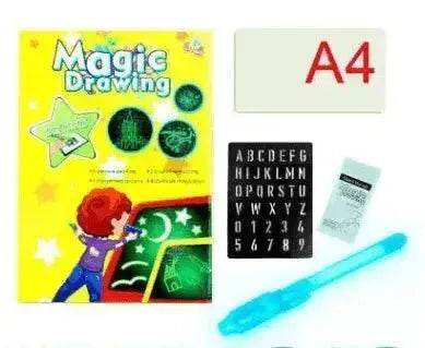 Educational Toy Drawing Pad 3D Magic 8 Light Effects Puzzle Board Sketchpad - EX-STOCK Canada