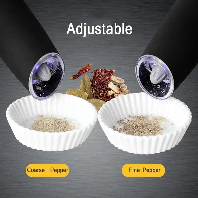 Electric Gravity Pepper Grinder Salt Grinder Adjustable Coarseness EX-STOCK Canada
