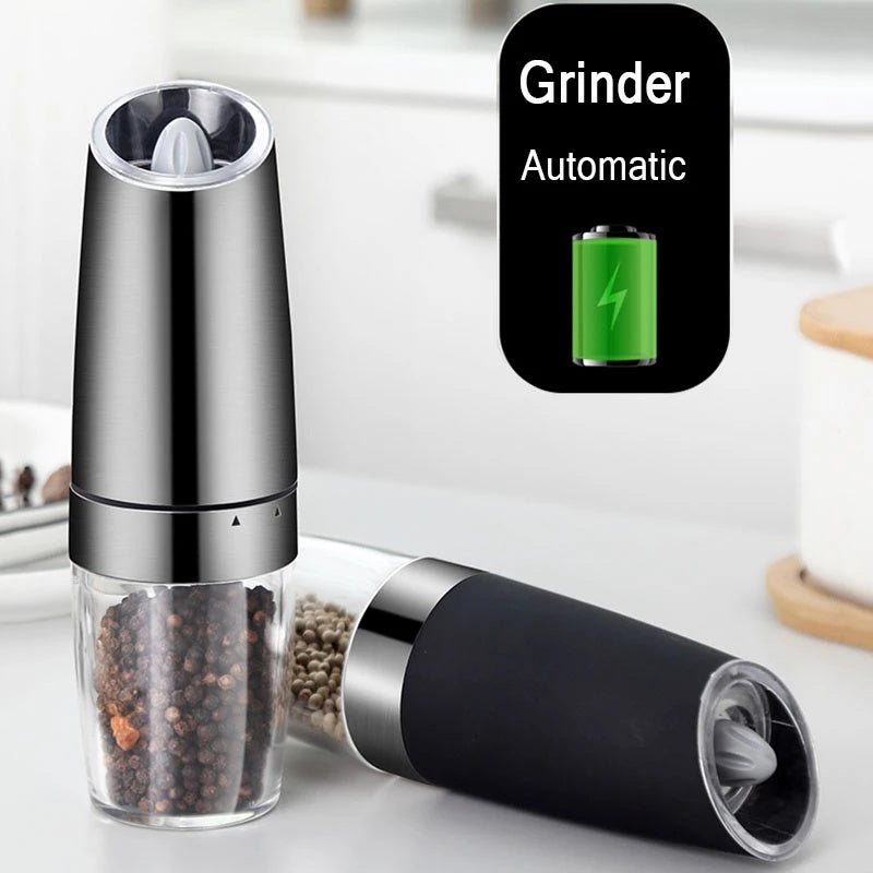 Electric Gravity Pepper Grinder Salt Grinder Adjustable Coarseness EX-STOCK Canada