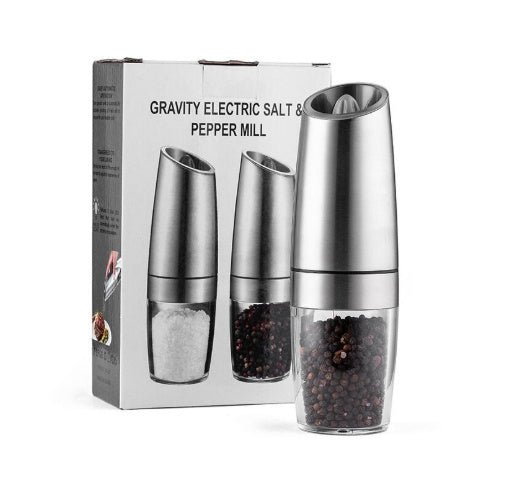 Electric Gravity Pepper Grinder Salt Grinder Adjustable Coarseness EX-STOCK Canada