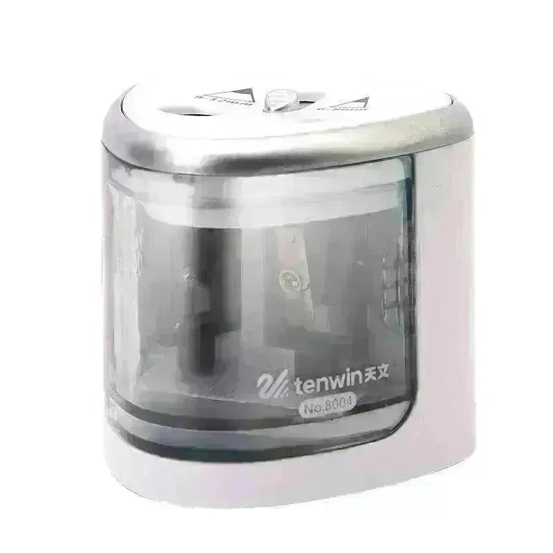 Electric pencil sharpener: child-safe, learning stationery for primary school. - EX-STOCK CANADA
