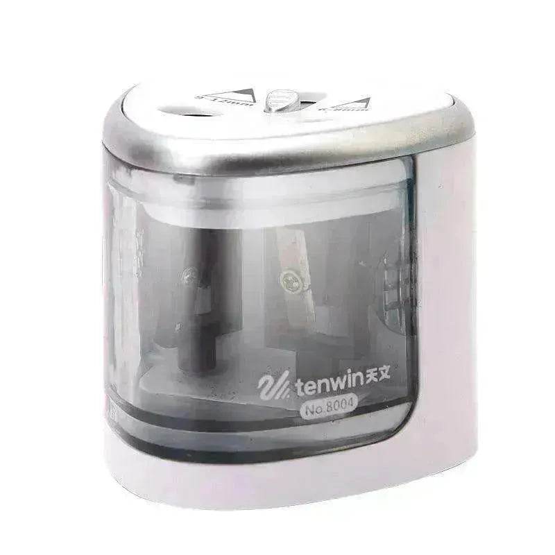 Electric pencil sharpener: child-safe, learning stationery for primary school. - EX-STOCK Canada