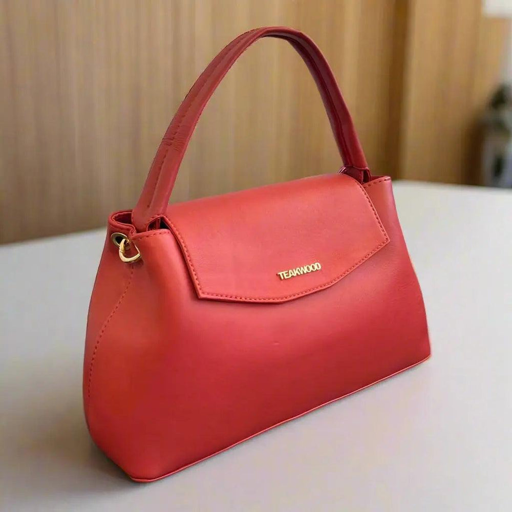 Elegante Schafsleder-Tasche mit KlappenhenkelEX-STOCK Canada