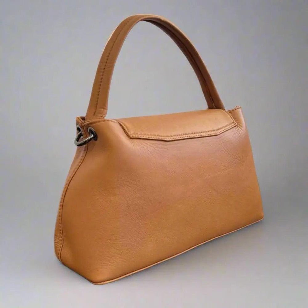 Elegante Schafsleder-Tasche mit KlappenhenkelEX-STOCK Canada