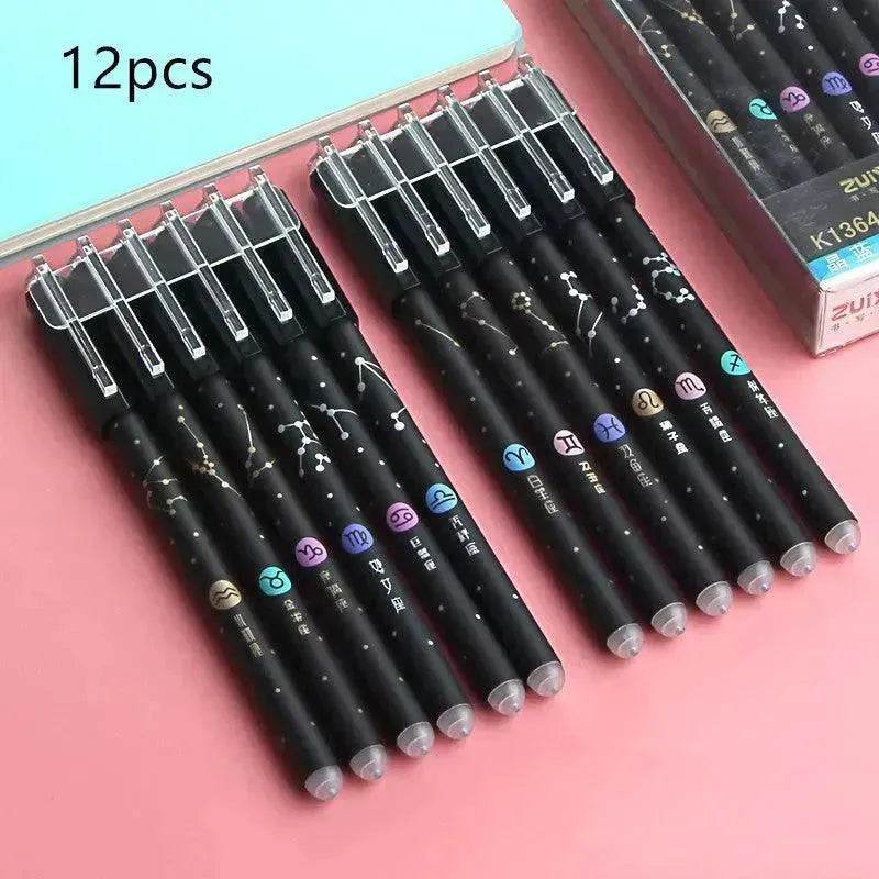 Grundschüler verwenden einen radierbaren Gelstift, um den einfachen Sassafras Magic Eraser Stift zu reiben - EX-STOCK Canada