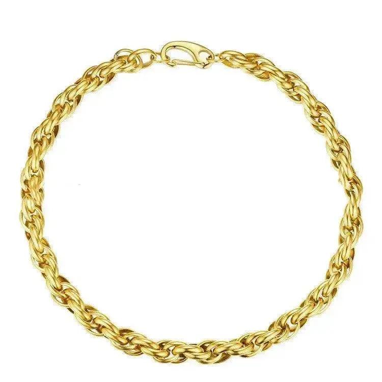 Europe And The United States Popular Exaggerated Hemp Thick Chain - EX-STOCK Canada