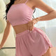 European And American Camisole Pajamas For Women That Can Be Worn Outside With Split Shorts Two-piece Set - EX-STOCK Canada
