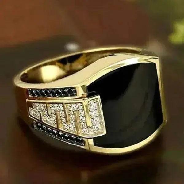 Europäischer und amerikanischer Hip-Hop-Ring Voller Diamantring - EX-STOCK Canada
