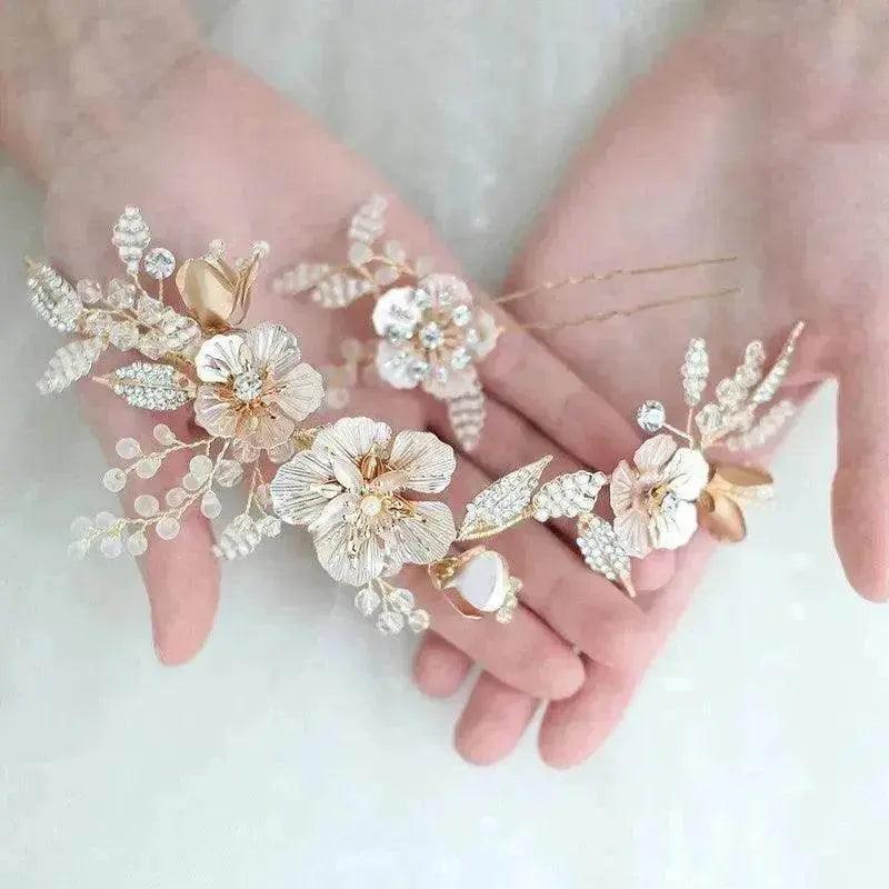 European And American Wedding Wreath Headgear - EX-STOCK Canada