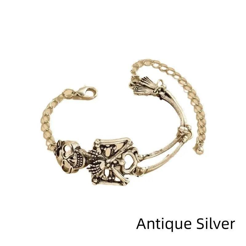 Bracelet humain à crâne exagéré Mode Halloween Bijoux pour la main - EX-STOCK Canada