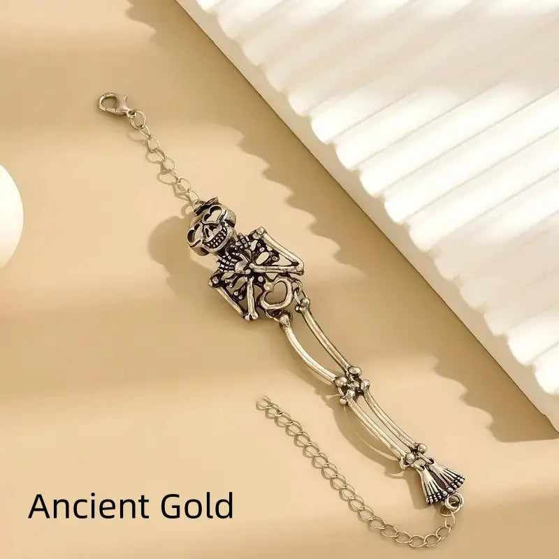 Exaggerated Skull Human Bracelet Fashion Halloween Hand Jewelry - EX-STOCK Canada