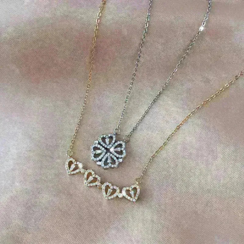 Explosive Style Detachable Deformed Four leaf Clover Women Necklace - EX-STOCK CANADA