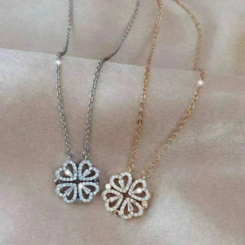 Explosive Style Detachable Deformed Four leaf Clover Women Necklace - EX-STOCK Canada