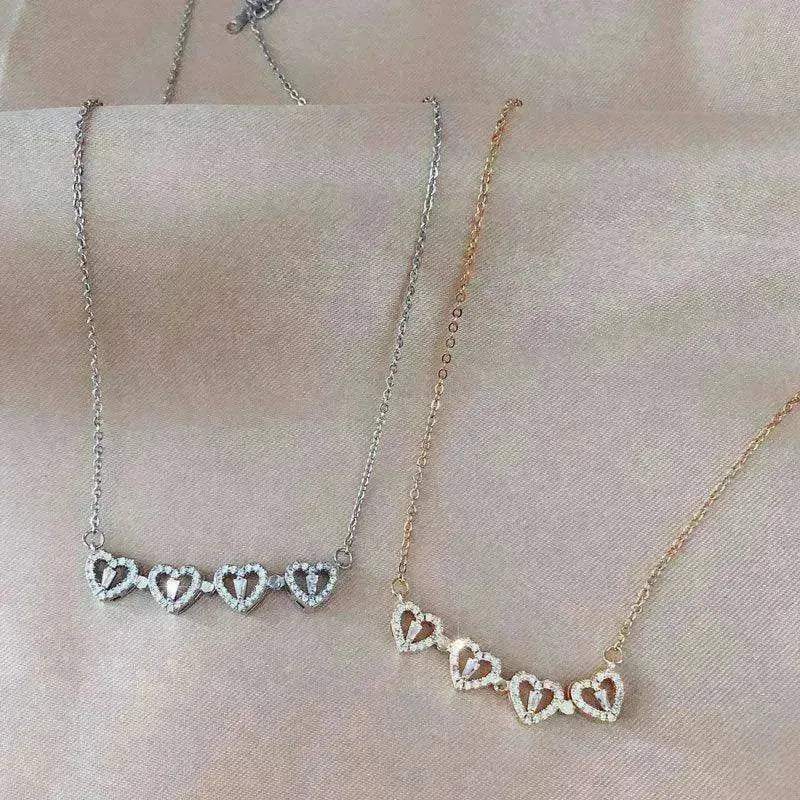 Collar de mujer con trébol de cuatro hojas deformable desmontable de estilo explosivo - EX-STOCK CANADA