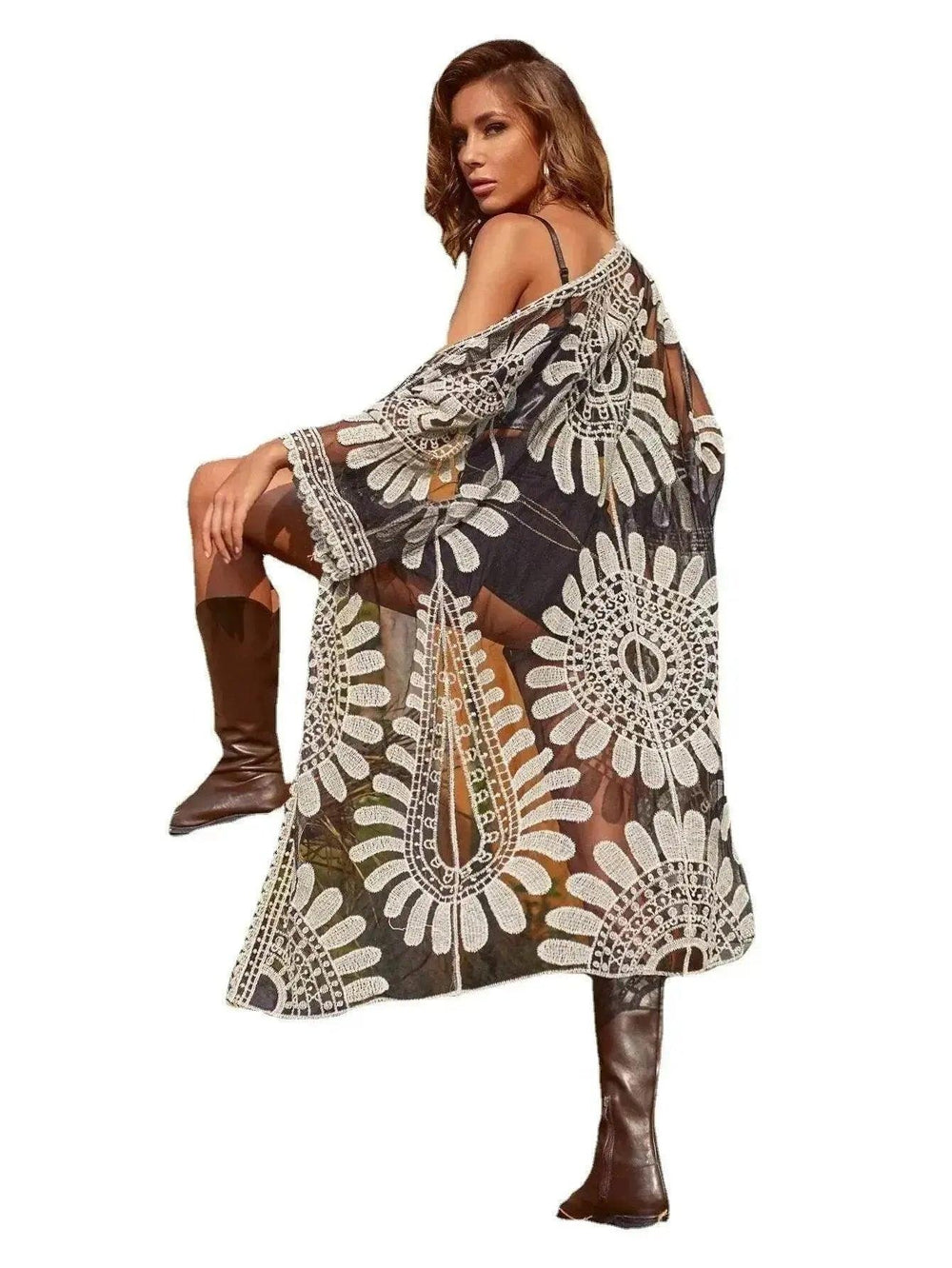 Mode Bikini Sonnenschutzkleidung für Frauen Kimono - EX-STOCK Canada