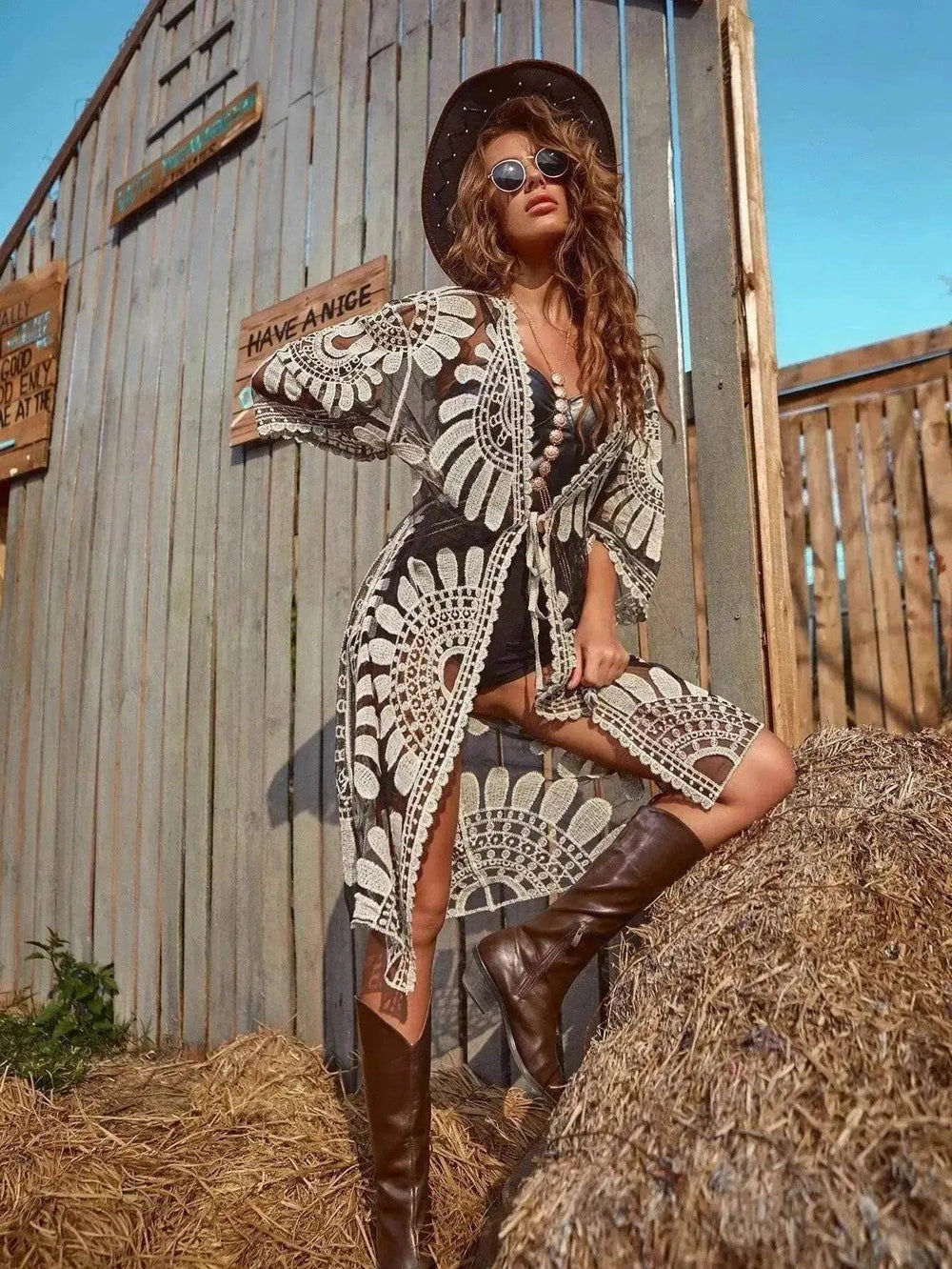 Mode Bikini Sonnenschutzkleidung für Frauen Kimono - EX-STOCK Canada