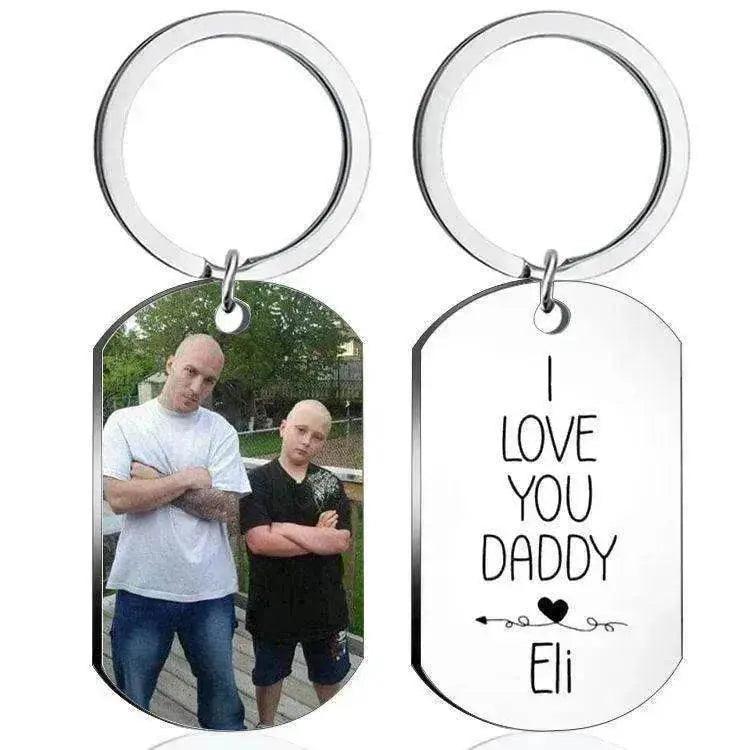 Fashion Color Electroplating Printing Stainless Steel Keychain - EX-STOCK Canada
