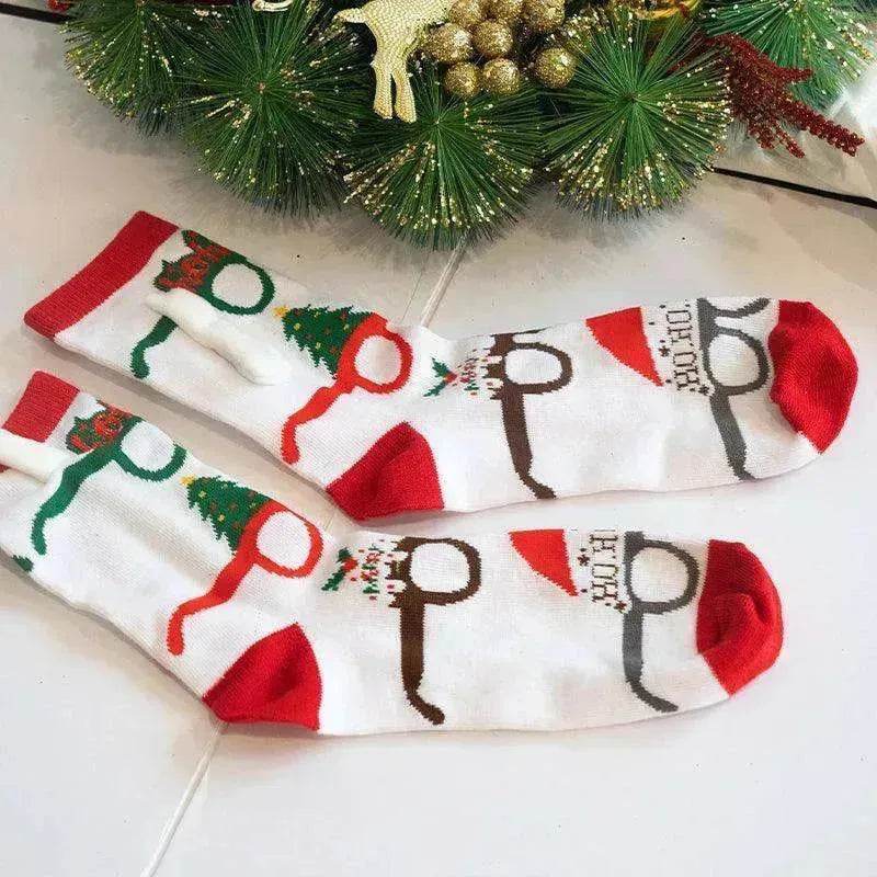 Fashion Simple Magnetic Christmas Socks For Men And Women - EX-STOCK Canada