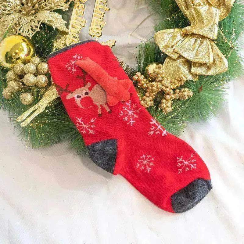 Fashion Simple Magnetic Christmas Socks For Men And Women - EX-STOCK Canada