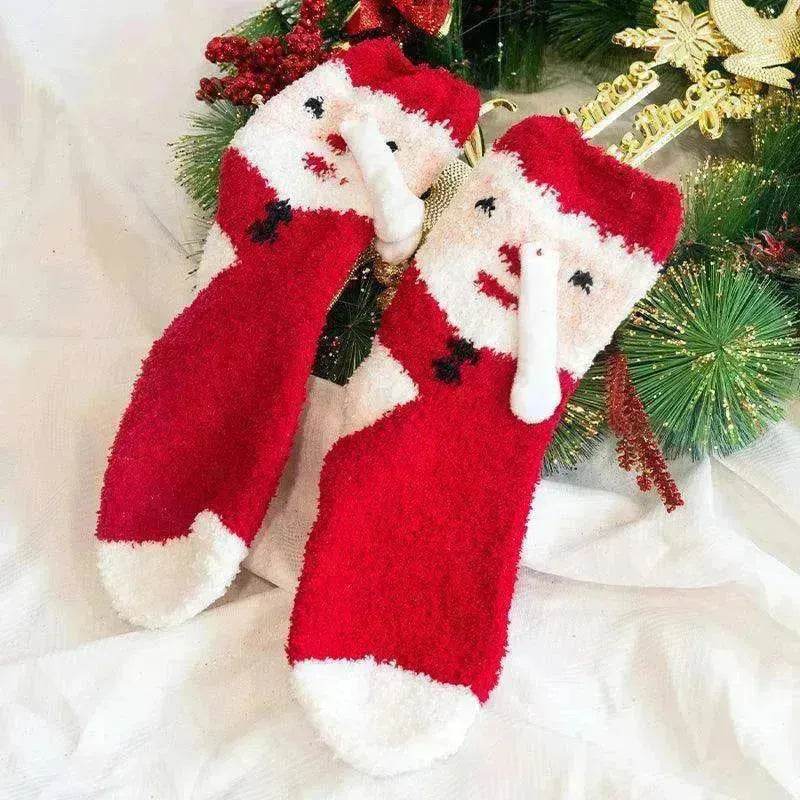 Fashion Simple Magnetic Christmas Socks For Men And Women - EX-STOCK Canada