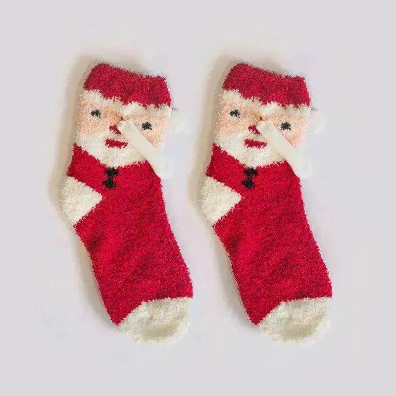 Fashion Simple Magnetic Christmas Socks For Men And Women - EX-STOCK Canada
